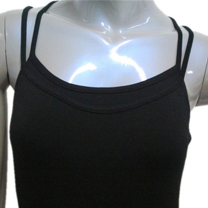 Hovedbilde Svart Two Piece Camisole, bomull