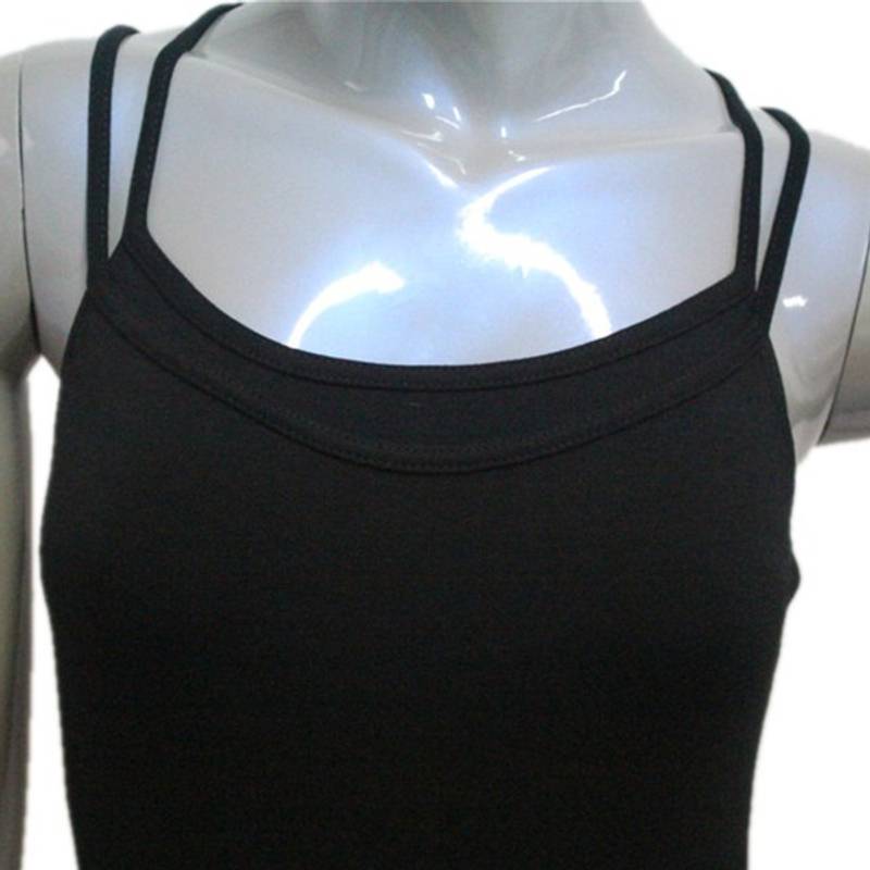 Svart Two Piece Camisole, bomull