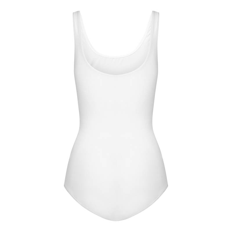 Hvit Tank leotard Rumpf